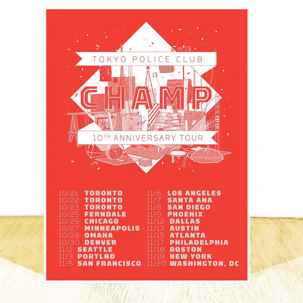 Champ 10th Anniversary Tour Poster